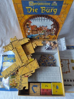 TOP neuwertig komplett - Carcassonne Die Burg - Spiel für zwei - Hans im Glück - Bild 1 von 4