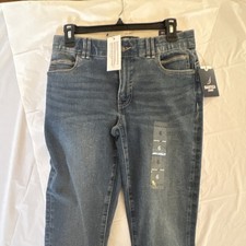 Nautica Boys Straight Blue Denim Jeans Size 6 Cotton Blend Medium Wash Pockets