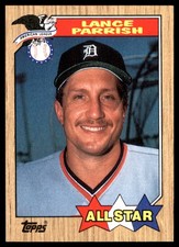 Lance Parrish 1987 Topps #613 Detroit Tigers MLB READ FREE SHIPPING AutographDen