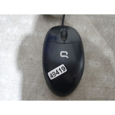 Compaq MOAFUO Optische Maus Schwarz Kabelgebunden USB 3-Tasten Scrollrad für Desktop PC