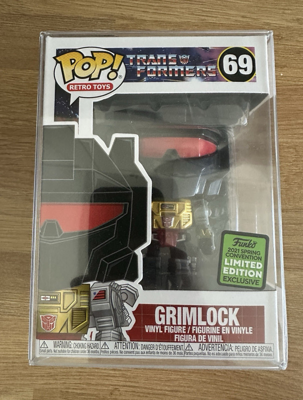 Funko Pop! Transformers Grimlock #69 Retro Toys Vinyl 2021 Spring Con Limited