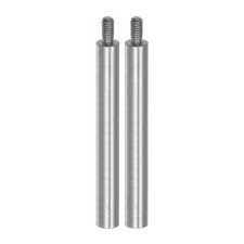2pcs Dial Digital Indicator Extension Stem Rod 4.5mm Dia M2.5 Thread HSS 90mm