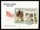 DR WHO 1993 BRITISH VIRGIN ISLANDS FDC COLUMBUS ANIV S/S $2 R65100