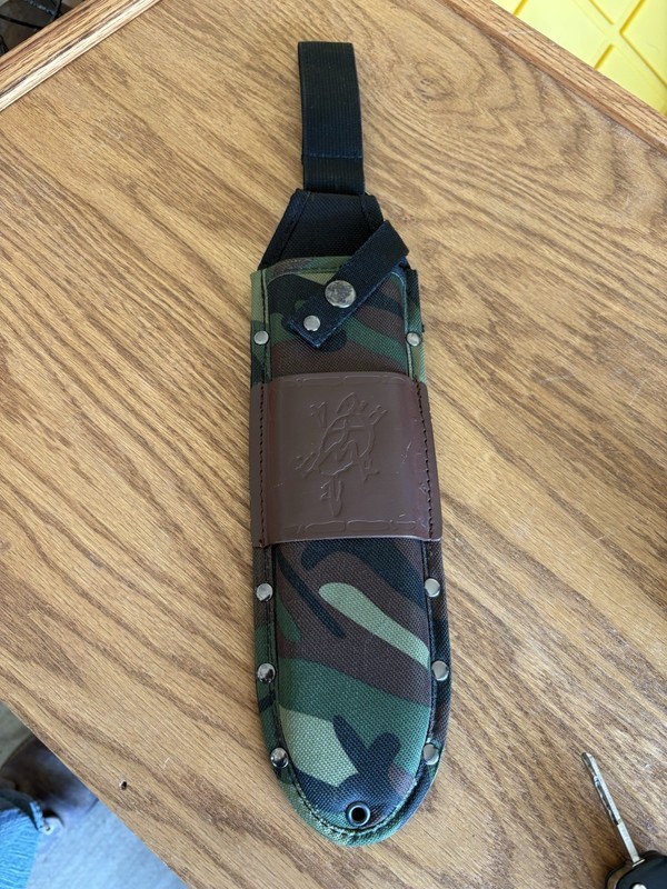 Turtle Man Bowie Knife Camo Sheath