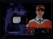 2019-20 UD Black Obsidian Rookie Jerseys Purple Morgan Frost RC Patch 14/35