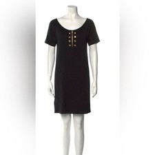 Prada vintage Y2K dress 42 made in Italy gold zip front