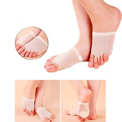 Zehenpolster Ballett Tanz Fußzehensteg Vorfuß Rutschfeste Netzsocken