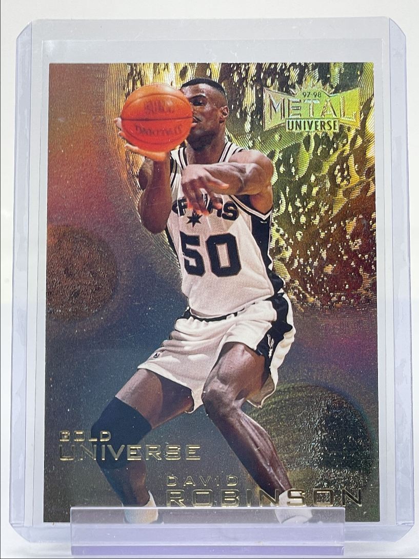 DAVID ROBINSON 1997-98 SKYBOX METAL UNIVERSE GOLD UNIVERSE Q0M-Z