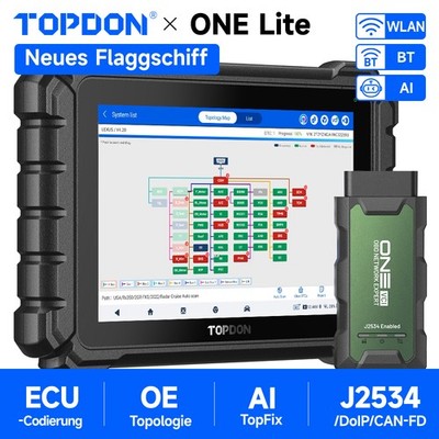  TOPDON One Lite KFZ OBD2 OE-Level Diagnosegerät ECU Coding für VW BMW Mercedes