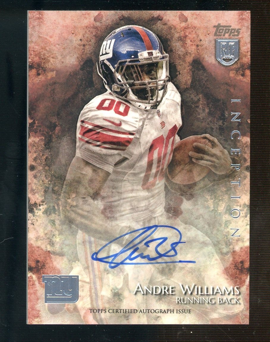 Andre Williams Topps Inception Rookie Autographs #33 Base