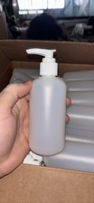 Clear Plastic 4oz Pump Dispenser Bottles, Reusable Travel - 36 count In box