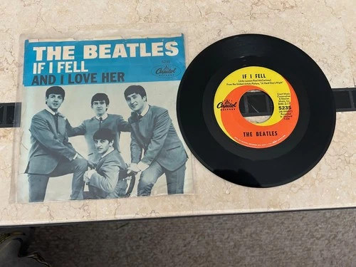 THE BEATLES 1964 Capitol 45 #5235 If I Fell/And I Love Her VG+