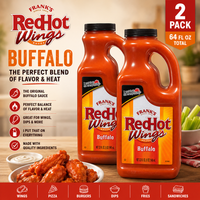 #ad Frank#x27;s RedHot Kosher Buffalo Wing Sauce 32.0 fl oz Jug PACK OF 2 $12.97