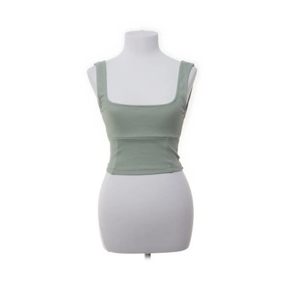 ASOS Design, Crop Top, Größe: 36, Grün, Baumwolle/Elasthan, Einfarbig #dmk