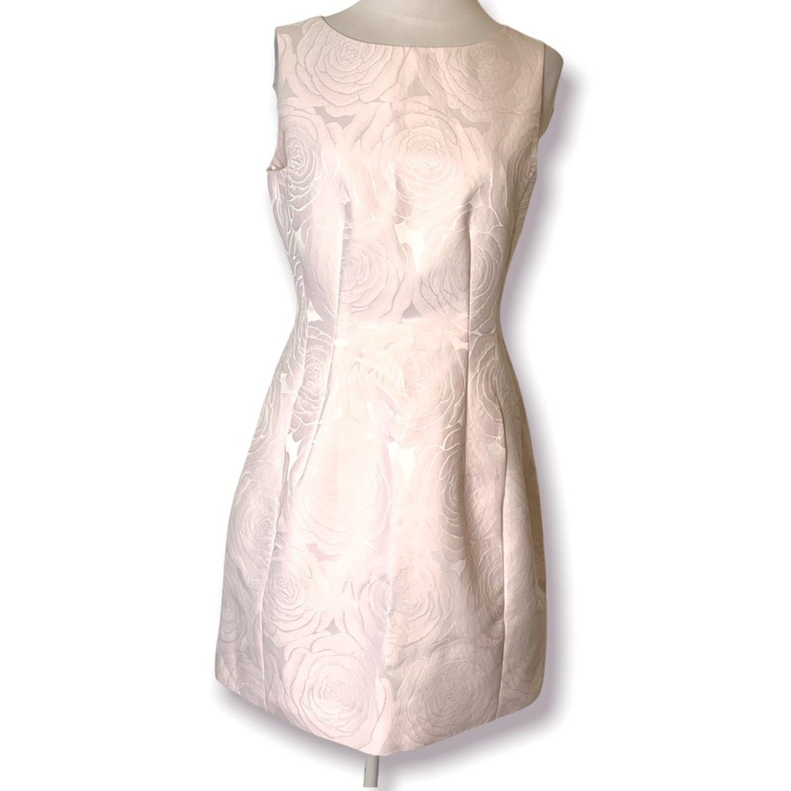 NWT kate spade jacquard domimo dress rose embossed pink sz 6 thumbnail 3