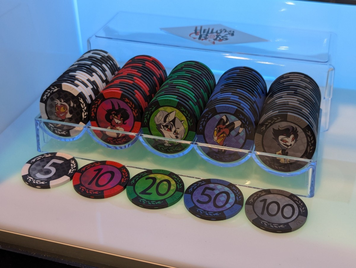Official Helluva Boss LVL UP Expo Las Vegas Exclusive Poker Chips