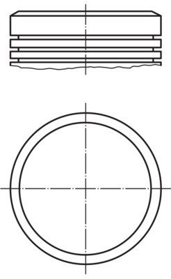 Mahle 040 02 00 Piston for Citroën, Peugeot