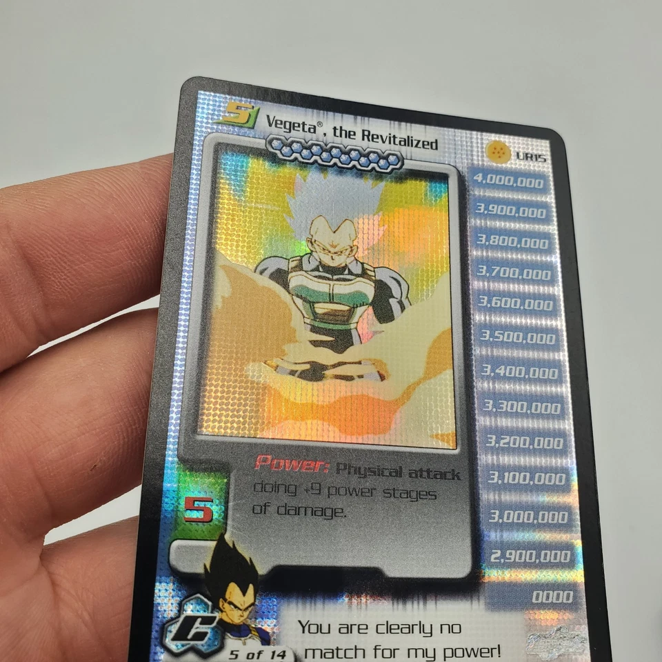 Vegeta, The Revitalized GKI UR15 Ultra Rare DBZ Dragon Ball Z CCG Score - Image 4 of 4