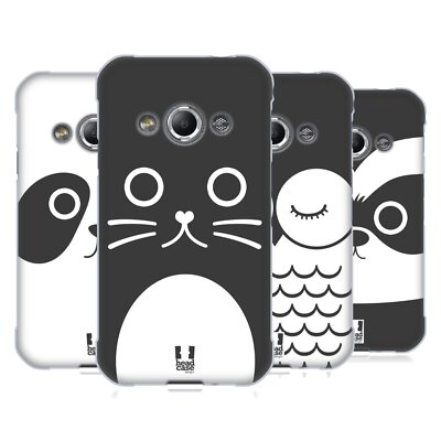 HEAD CASE DESIGNS CARTOON ANIMAL FACES SERIES 1 GEL CASE FOR SAMSUNG PHONES 4