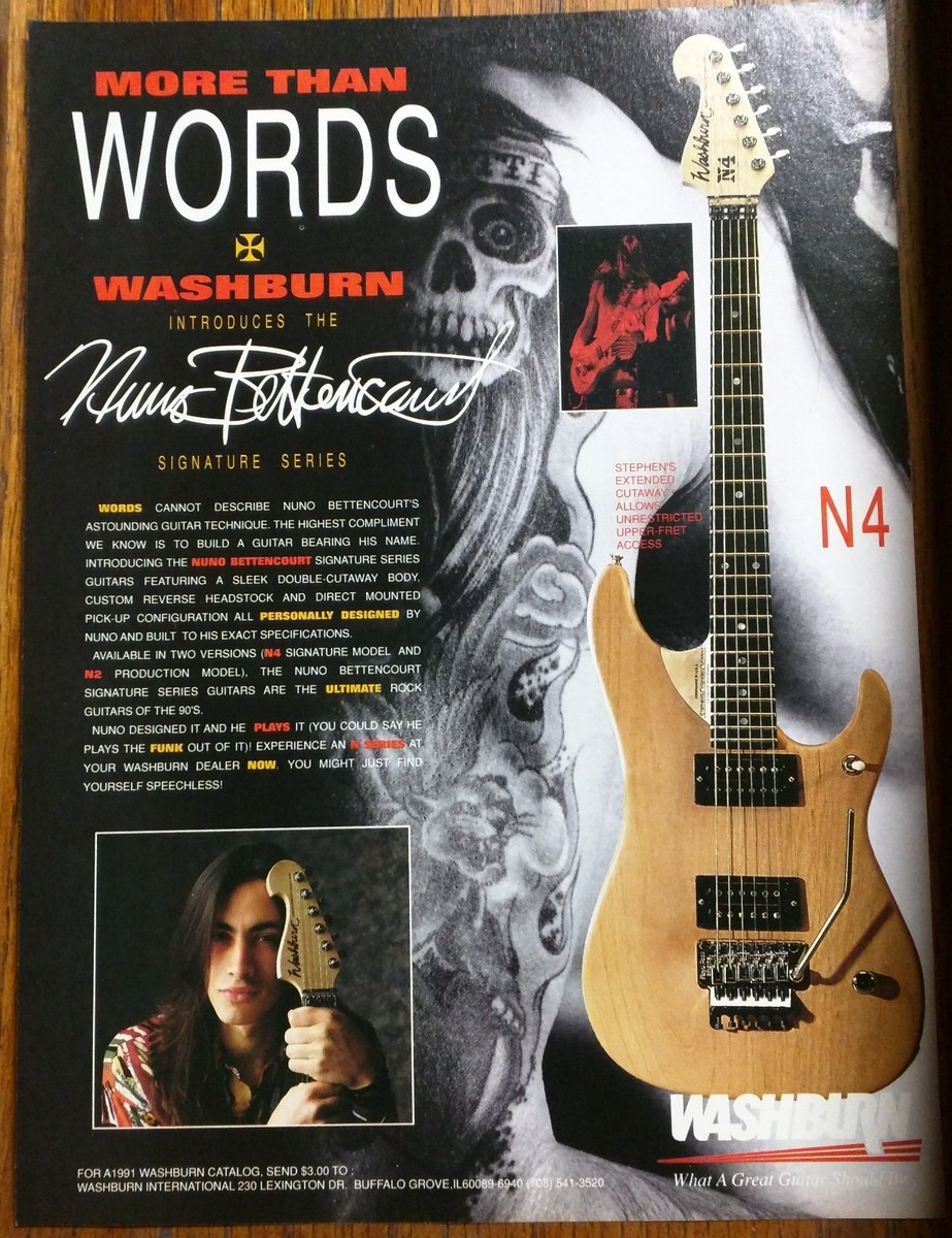 Extreme Nuno Bettencourt 1991 日本公演 ピック
