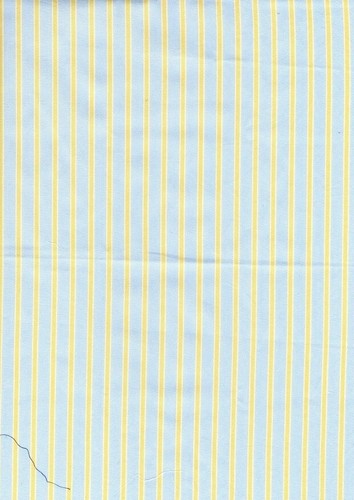 Tela 100% Algodón 12" x 12" X 5 Azul Mezcla Rayas Colección Patchwork Artesanía - Imagen 3 de 6