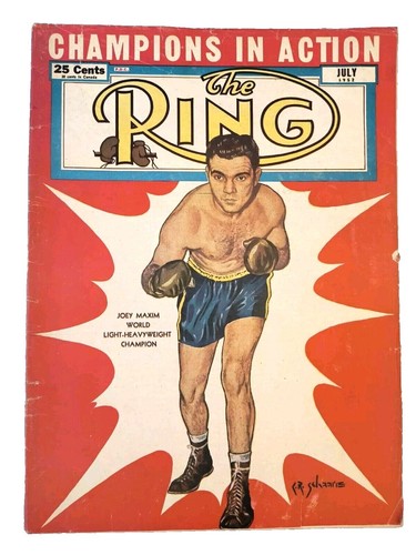 アメリカボクシング雑誌The RING 1952年6月号 ボクシング アメリカボクシング雑誌The RING 1952年6月号 ボクシング