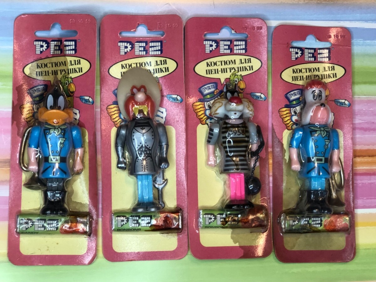 PEZ lot / 4 SEALED RUSSIAN PezPals with body parts KNIGHT
