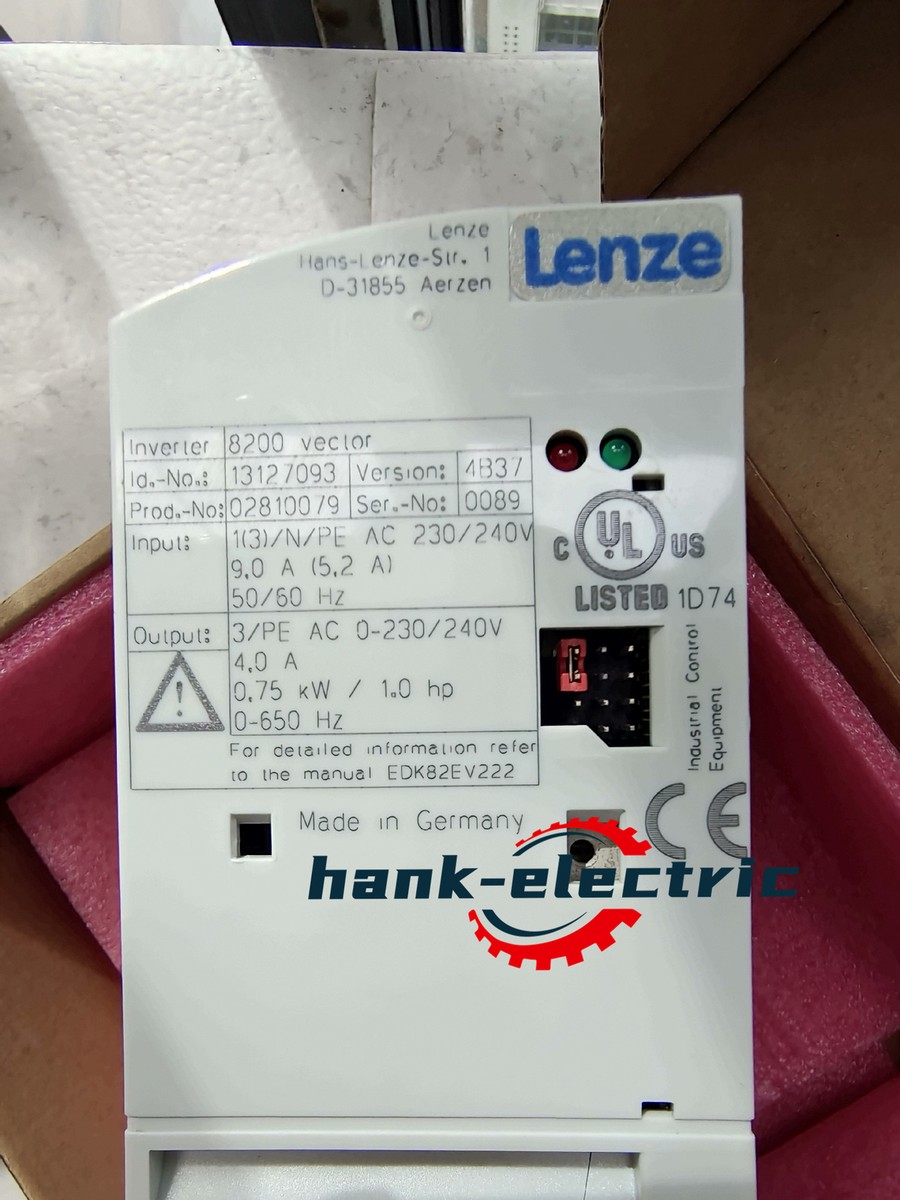 1PC New In Box LENZE E82EV751K2C 8200 Vector 0.75kW INVERTER