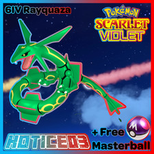 6IV Raquaza Pokemon Scarlet & Violet 🚀Fast🚀