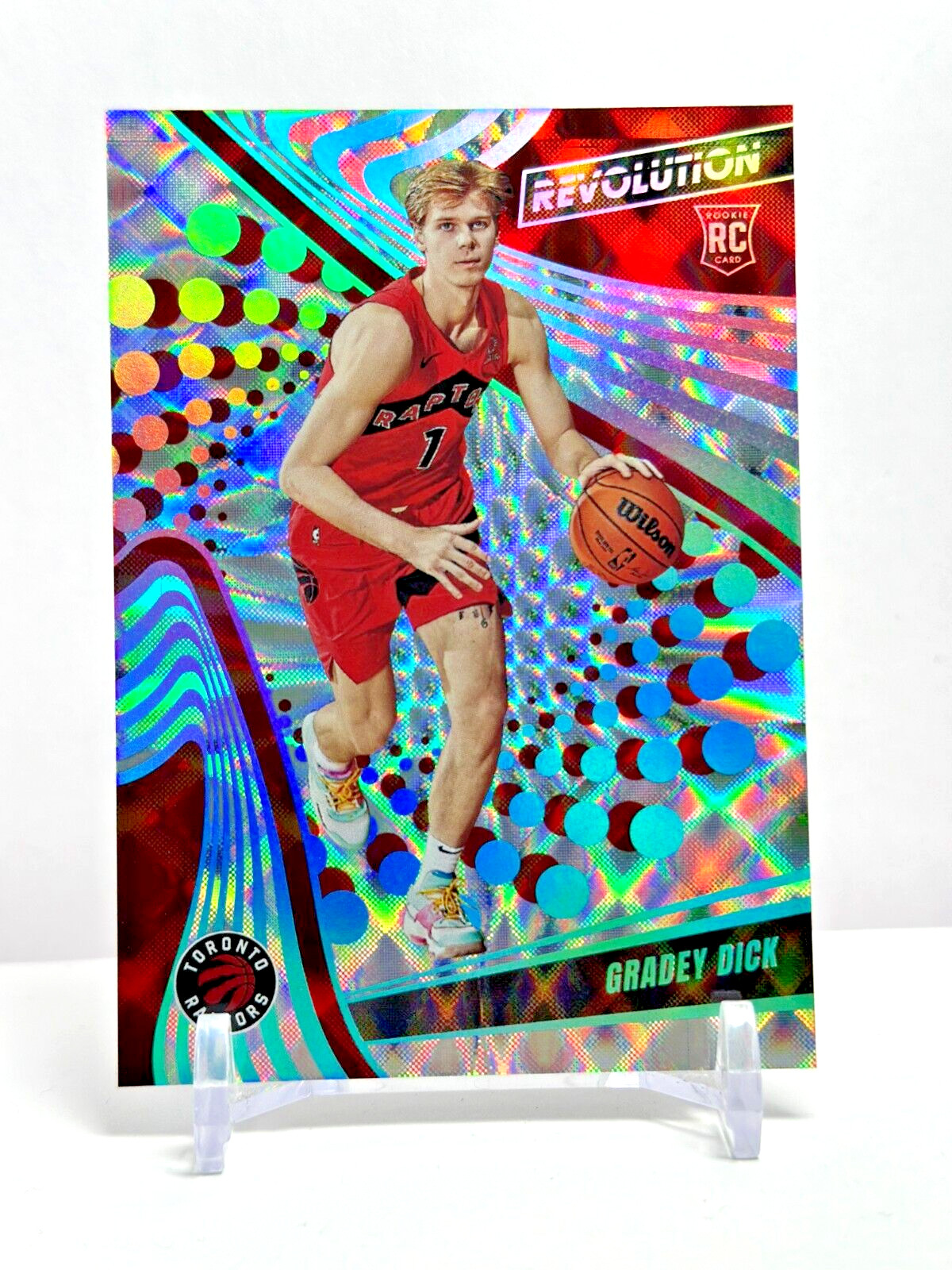 2023-24 Panini Revolution Rookie Future Frame #'d /60 Gradey Dick Raptors
