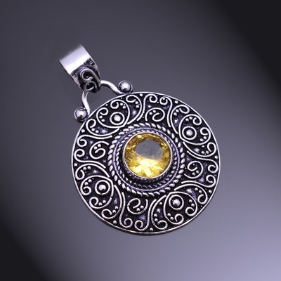 Citrine Gemstone Handmade 925 Sterling 