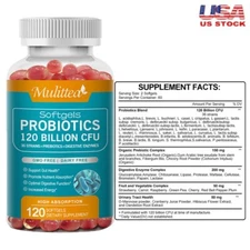 Probiotics 120 Billion CFU 36 Strains Capsules Support Immune & Digestion
