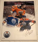 Connor Mcdavid Signed Autographed 16x20 Stretched Edmonton Oilers Canvas Psa/Dna