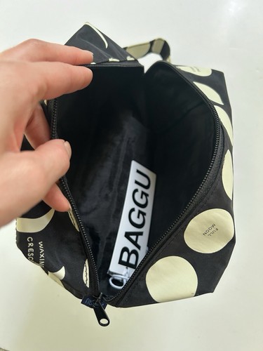 NEW! Baggu DOPP KIT in “Moon” — Black Washable Recycled Nylon, RARE & SOLD OUT! - Picture 12 of 18