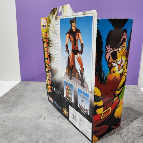 🔥 Diamond Select Marvel Select Wolverine (Brown Costume Unmasked) Action Figure - Picture 4 of 9