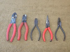 4 Crescent Needle Nose Slip Joint Pliers Cutters Snips 942-6 933-7 654-7 G28