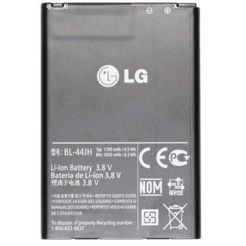 LG Batteria originale BL-44JH per L60 DUAL SIM X147 L60 X145 OPTIMUS L5-2 E460