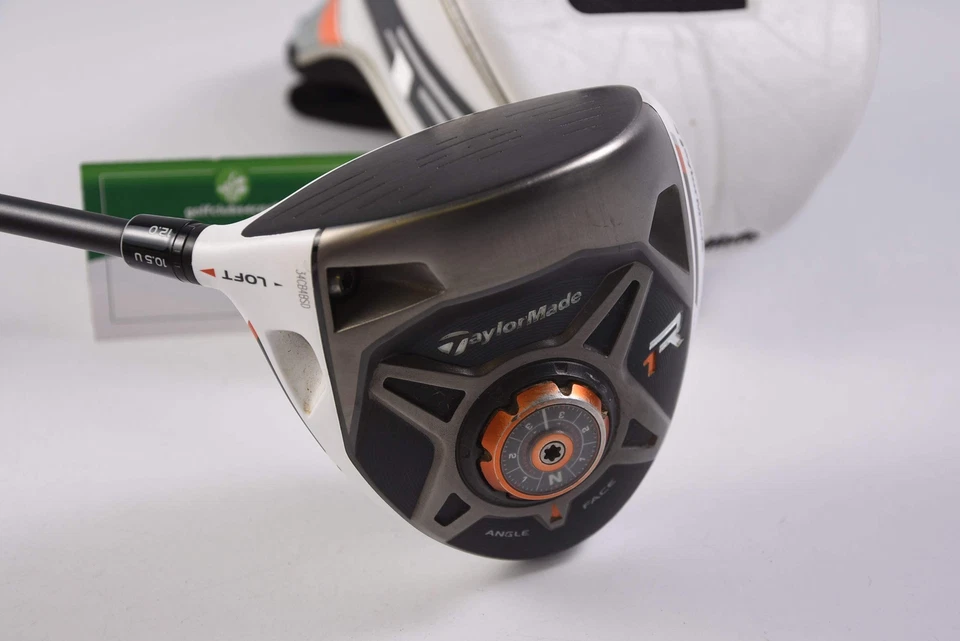 Left Hand Taylormade R1 Driver / 8-12 Degree / Regular Flex Aldila RIP Phenom 55 - Image 2 of 4