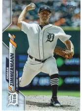2020 Topps Series 1 Rainbow Foil #294 Jordan Zimmermann - Tigers
