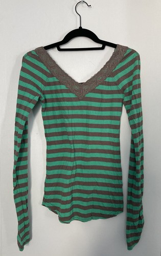 Vintage Free People XS Striped Top New - Picture 6 of 6