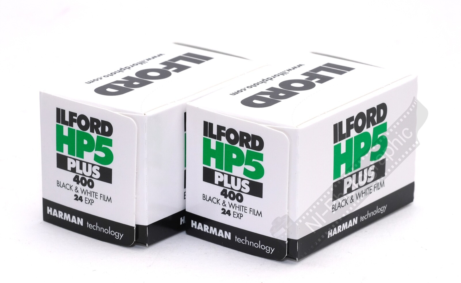 Ilford HP5+ 400asa Black & White Film 35mm 24 Exp 2 Rolls Twin Pack Tracked 48