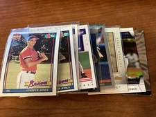 CHIPPER JONES 1991-2023 Cards Pick Any SP Inserts Rookie Variation Near Mint+