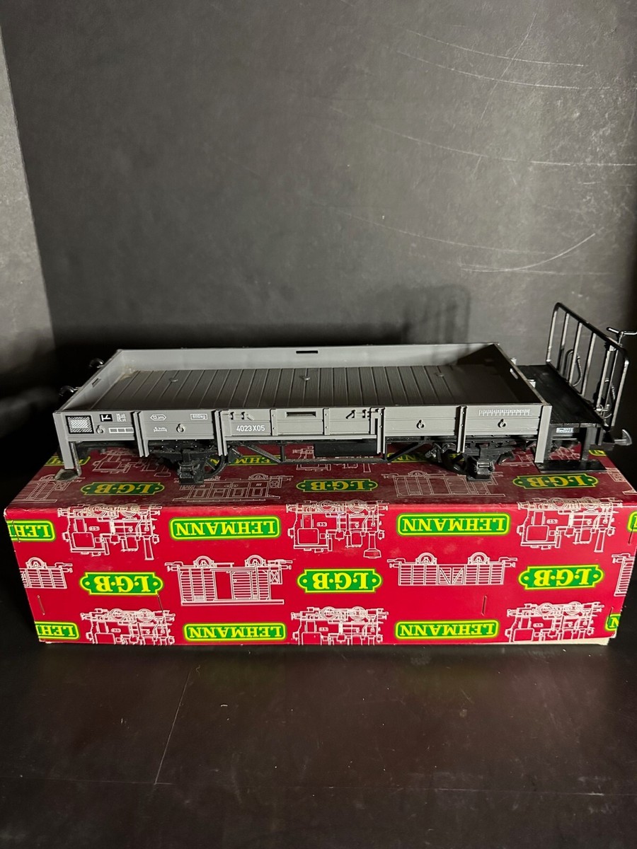 LGB 4023 GRAY GONDOLA WITH FLAT PLATFORM G GAUGE | eBay