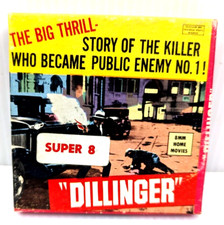 Vintage Ken Films 'Dillinger The Big Thrill Story of the Killer 551 8mm movie