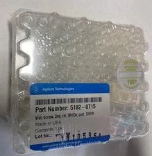 Agilent 5182-0715 Vial, screw top, clear, certified, 2 mL, 100/pk, N9306053