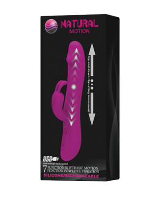 Pretty Love Natural Motion Thrusting 7 Function - Fuchsia