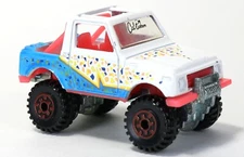 HOT WHEELS PRE-PRODUCTION CALIFORNIA CUSTOMS STREET ROADER, WHITE/BLUE, CTS(RED)