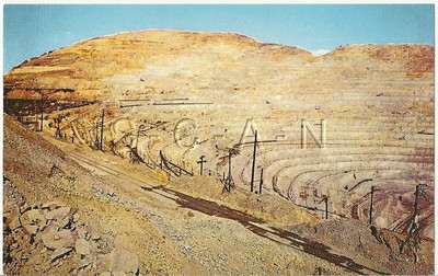Original Vintage 1960s-70s Chrome PC- Bingham Copper Mine- Bingham Canyon Utah