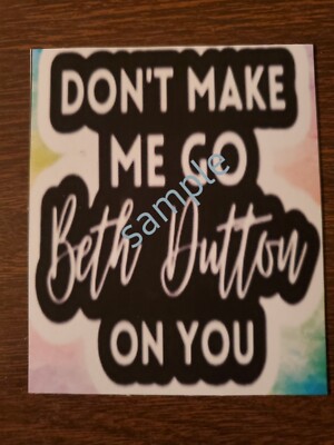 Beth Dutton Yellow Stone  Refrigerator Magnets