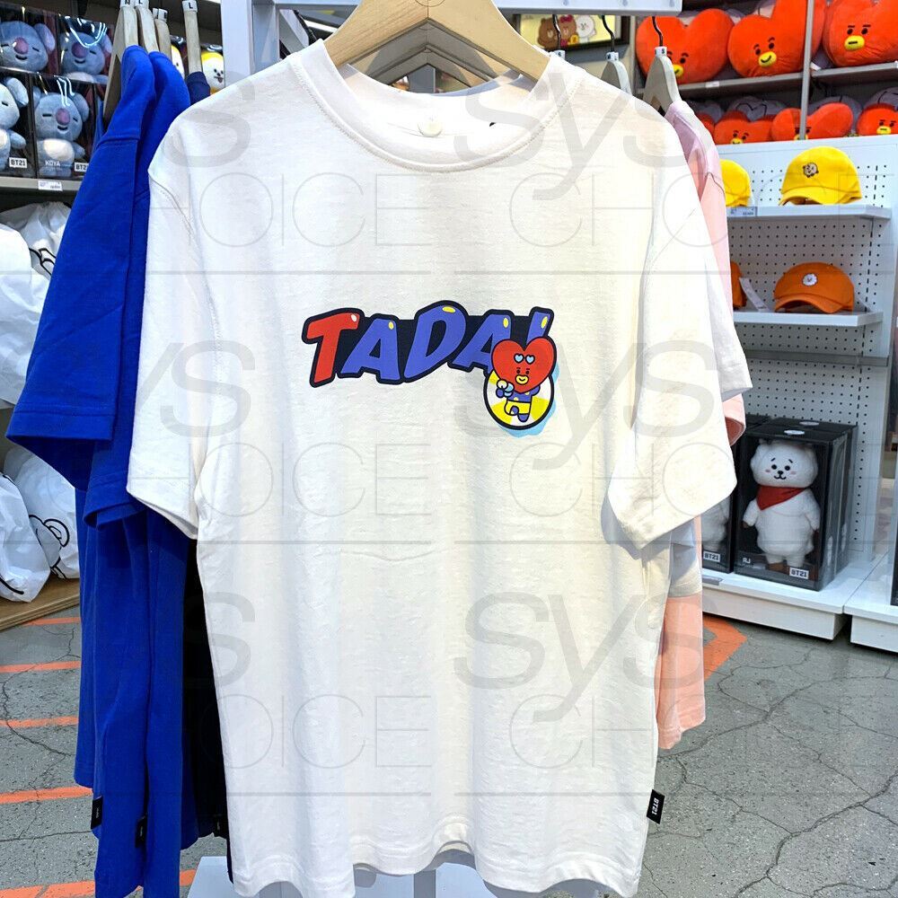 BTS BT21 Official Authentic Goods Lettering Short Sleeve T-Shirt